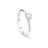 Damiani Anelli Di Fidanzamento | Anelli>Anello di fidanzamento in platino con diamante da 0,15 carati, colore G, purezza VS