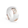 Damiani Anelli>Anello in ceramica bianca con oro rosa e diamante