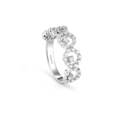 Damiani Anelli>Anello in oro bianco con diamanti