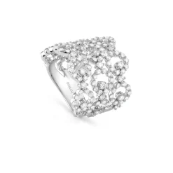 Damiani Anelli>Anello in oro bianco con diamanti