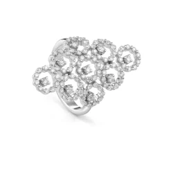 Damiani Anelli>Anello in oro bianco con diamanti