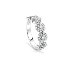Damiani Anelli>Anello in oro bianco con diamanti