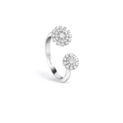 Damiani Anelli>Anello in oro bianco con diamanti