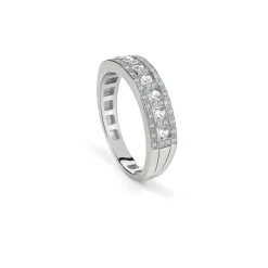 Damiani Anelli>Anello in oro bianco con diamanti