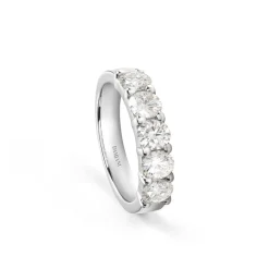 Damiani Anelli>Anello in oro bianco con diamanti 0,31 carati