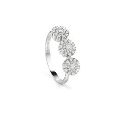Damiani Anelli>Anello in oro bianco con diamanti
