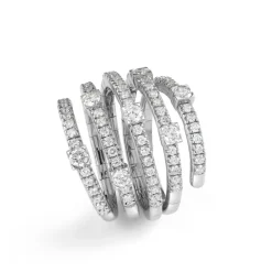 Damiani Anelli>Anello in oro bianco con diamanti