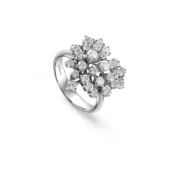 Damiani Anelli>Anello in oro bianco con diamanti