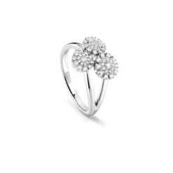 Damiani Anelli>Anello in oro bianco con diamanti