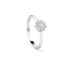 Damiani Anelli>Anello in oro bianco con diamanti