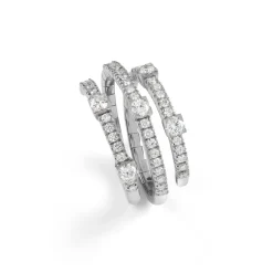 Damiani Anelli>Anello in oro bianco con diamanti