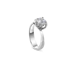 Damiani Anelli Di Fidanzamento | Anelli>Anello in oro bianco con diamanti