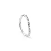 Damiani Fedi Nuziali | Anelli>Anello in oro bianco con diamanti