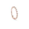 Damiani Fedi Nuziali | Anelli>Anello in oro rosa con diamanti, 2,00 mm.