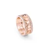 Uomo Damiani Anelli Per Coppie | Uomo>Anello in oro rosa con diamanti, 8,3 mm.