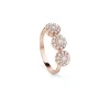 Damiani Anelli>Anello in oro rosa con diamanti