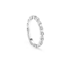Damiani Fedi Nuziali | Anelli>Anello in platino con diamanti, 2,00 mm.