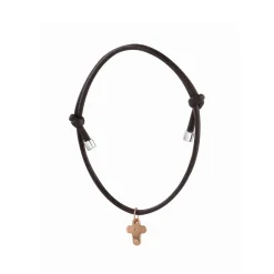 Uomo Damiani Uomo | Bracciali>Bracciale con charm in oro rosa 9kt e diamante