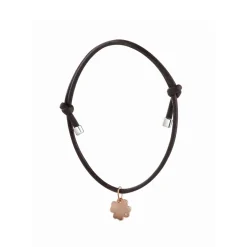 Uomo Damiani Uomo | Bracciali>Bracciale con charm in oro rosa 9kt e diamante