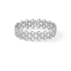 Damiani Bracciali>Bracciale in oro bianco con diamanti