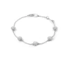 Damiani Bracciali>Bracciale in oro bianco con diamanti