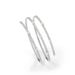 Damiani Bracciali>Bracciale in oro bianco con diamanti