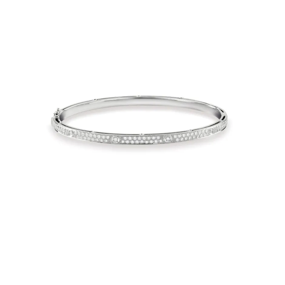 Damiani Bracciali>Bracciale in oro bianco con diamanti