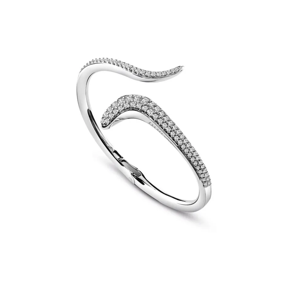Damiani Bracciali>Bracciale in oro bianco con diamanti