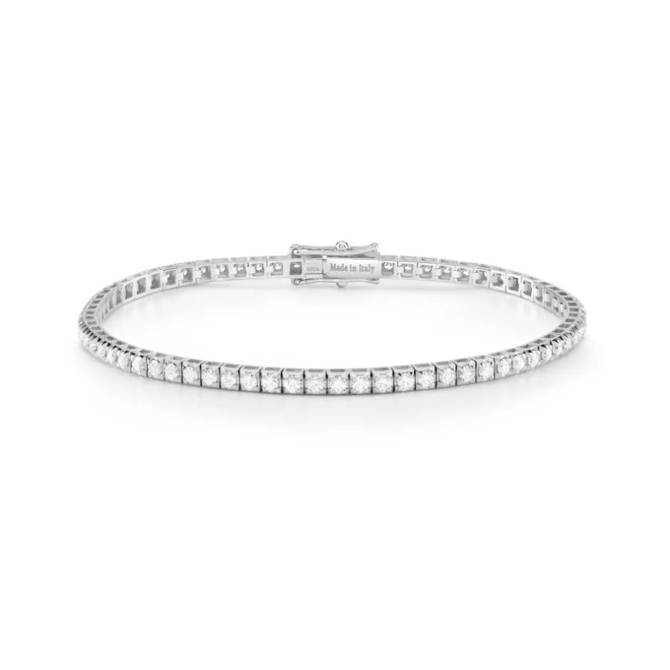Uomo Damiani Uomo | Bracciali>Bracciale in oro bianco con diamanti 2,01 carati
