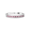 Damiani Bracciali>Bracciale in oro bianco con diamanti e rubini