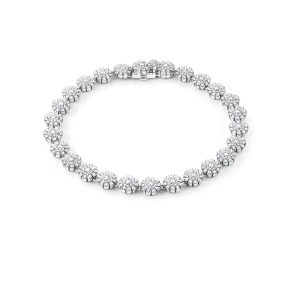 Damiani Bracciali>Bracciale in oro bianco con diamanti