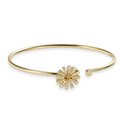 Damiani Bracciali>Bracciale in oro giallo con quarzo citrino e diamanti