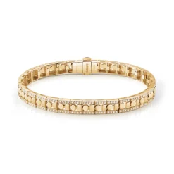 Damiani Bracciali>Bracciale in oro giallo con diamanti