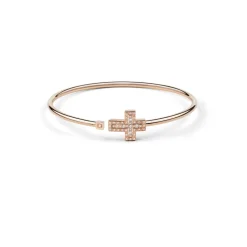 Damiani Bracciali>Bracciale in oro rosa con diamanti