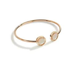 Uomo Damiani Uomo | Bracciali>Bracciale in oro rosa con madreperla e diamanti