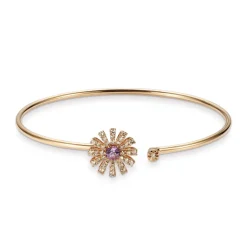 Damiani Bracciali>Bracciale in oro rosa con ametista e diamanti brown