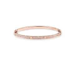 Damiani Bracciali>Bracciale in oro rosa con diamanti