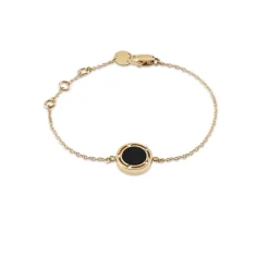 Damiani Bracciali>Bracciale in oro rosa con onice e diamanti