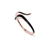 Damiani Bracciali>Bracciale in oro rosa con hybrid ceramic nera
