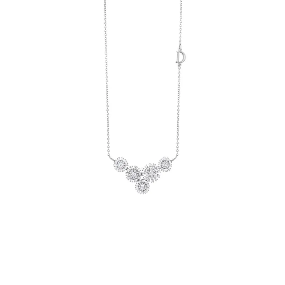 Damiani Collane>Collana in oro bianco con diamanti