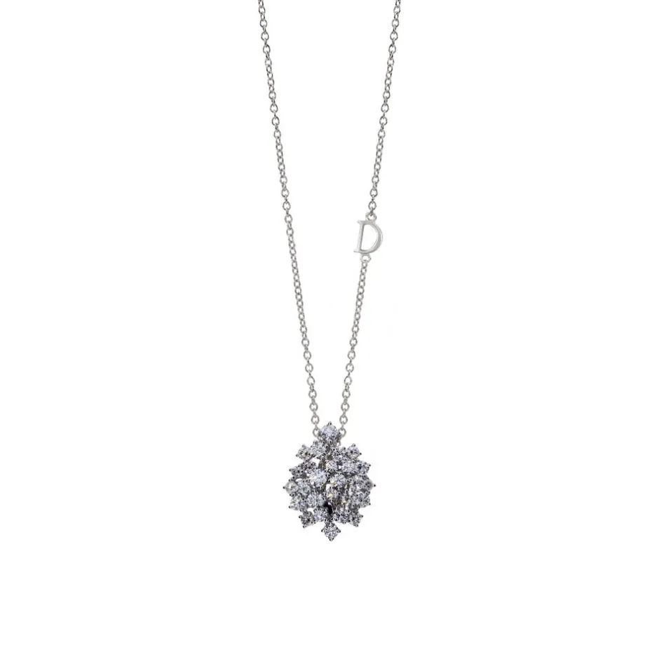 Damiani Collane>Collana in oro bianco con diamanti