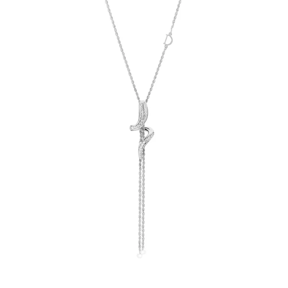 Damiani Collane>Collana in oro bianco con diamanti