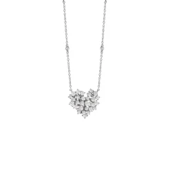 Damiani Collane>Collana in oro bianco con diamanti