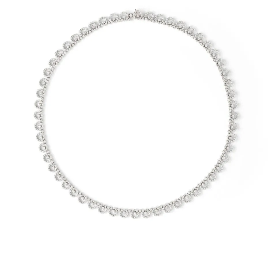 Damiani Collane>Collana in oro bianco con diamanti