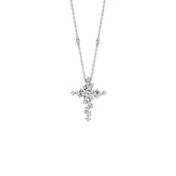 Damiani Collane>Collana in oro bianco con diamanti