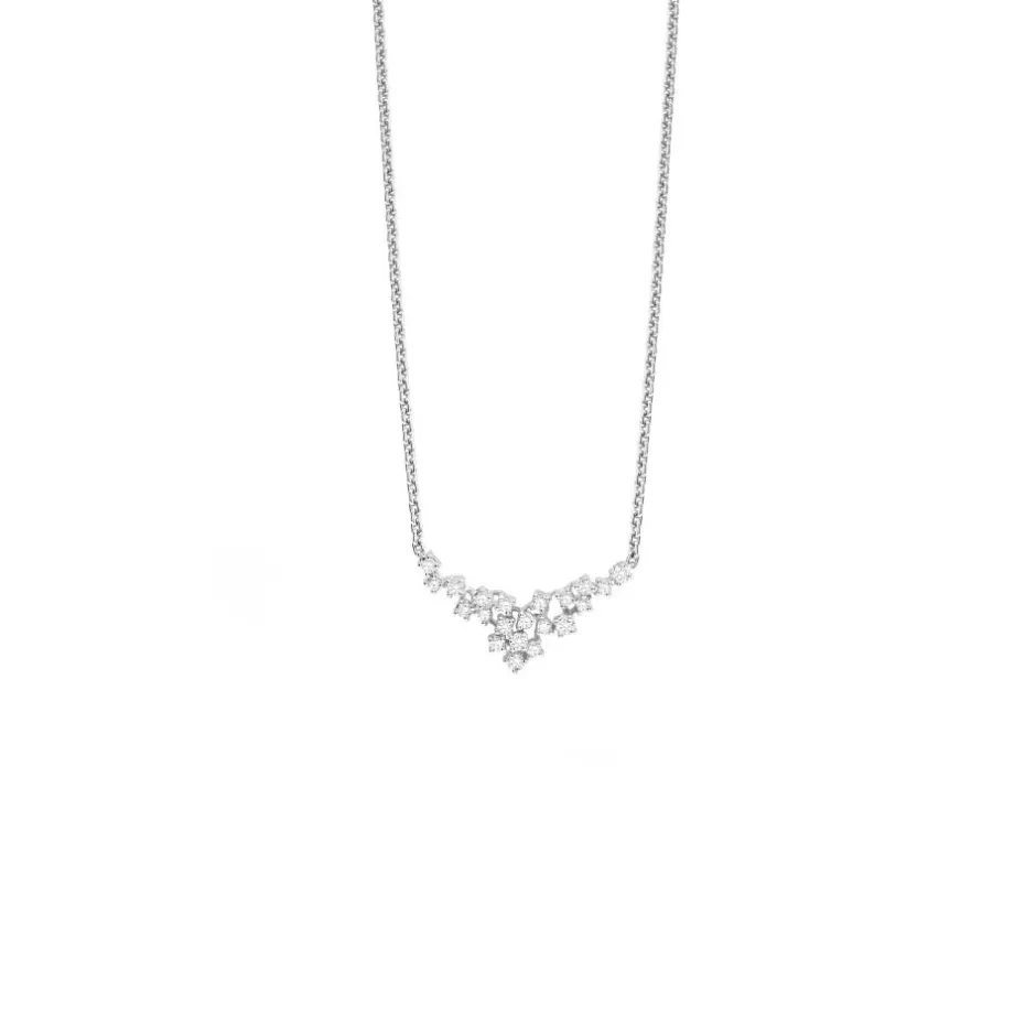 Damiani Collane>Collana in oro bianco con diamanti