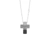 Uomo Damiani Uomo | Collane>Collana in oro bianco con diamanti e diamanti black