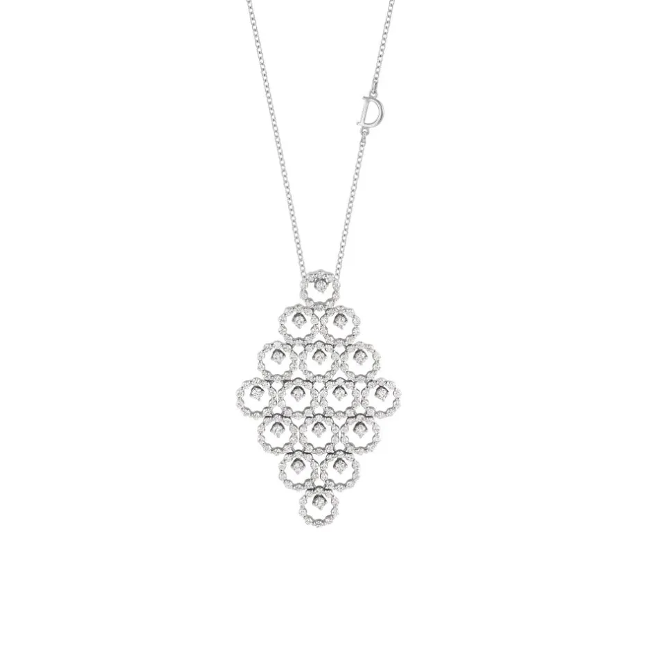 Damiani Collane>Collana in oro bianco con diamanti