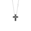 Uomo Damiani Collane | Uomo>Collana in oro brunito con diamanti e diamanti black