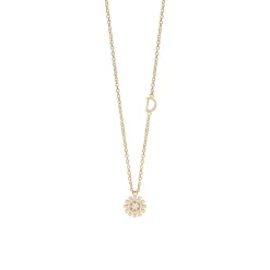Damiani Collane>Collana in oro giallo con diamanti, 8 mm.